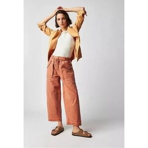 Free People To The Extreme Barrel Pant - Clay